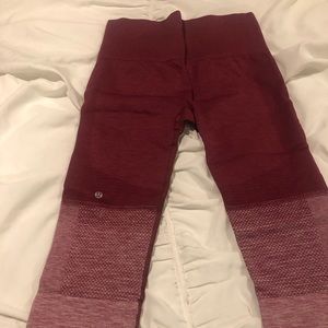 Lululemon ebb and flow tights size 4